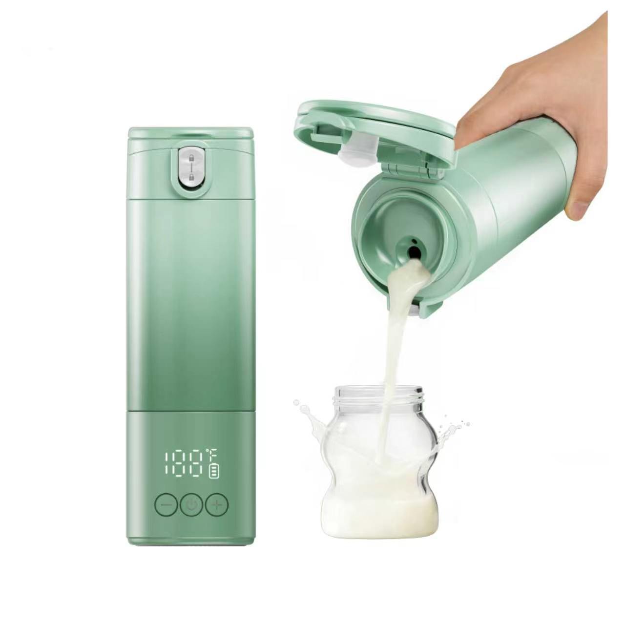 Nuevos productos transfronterizos inalámbricos portátiles calentador de leche para bebés calentador de leche para niños taza de temperatura constante taza de infusión inteligente image 6