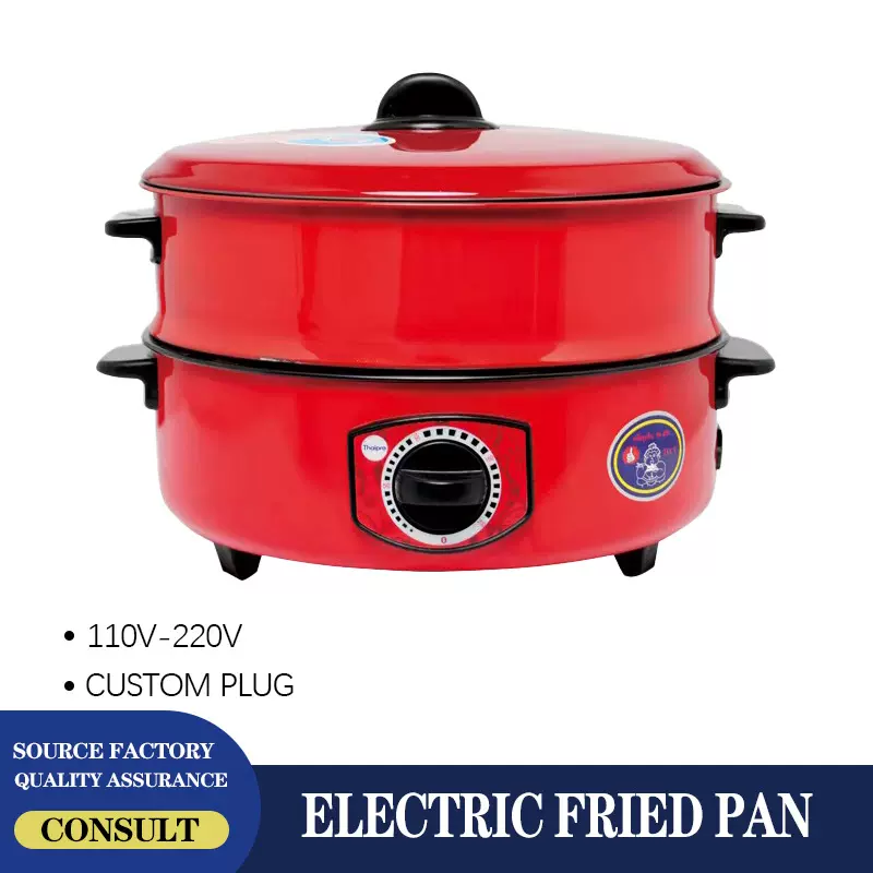 新款智能电火锅4升多厨用家用多功能一体大容量跨境厂家批发电锅