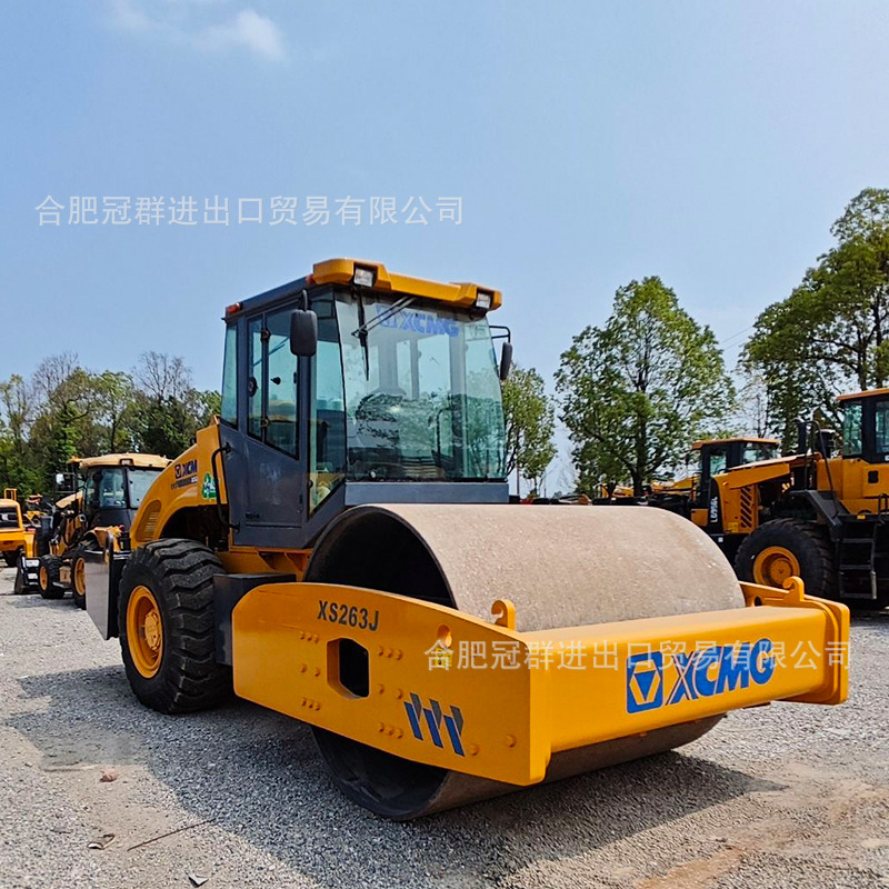 Venta directa original de 22 toneladas de rodillo de camino, 26 toneladas de precio de niveladora XCMG 165 transferencia de rodillo de doble rueda de acero