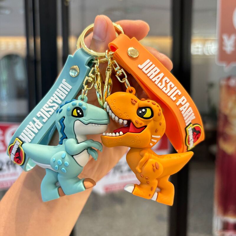 Jurassic Tyrannosaurus Pterosaur Small Dinosaur Doll Keychain Creative Gift Claw Machine Small Gift Wholesale