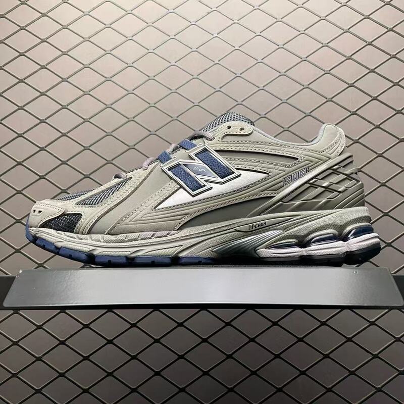 莆田 Haoji は純粋な nb1906 シルバー、シルバー、グレー、ホワイト、グリーン、ネイビーブルー、通気性のあるカジュアルな男性と女性のスポーツシューズです。|undefined