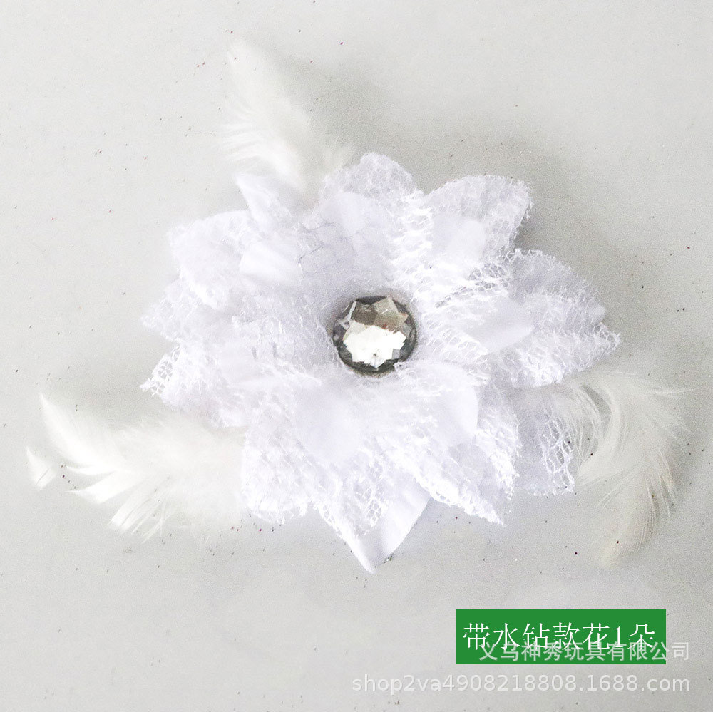 1 tela Rosa flor artificial decoración lirio artificial Hibiscus flor cabeza solo hecho a mano DIY tocado fotografía apoyos