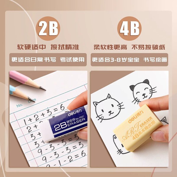 big children's art cute eraser for students