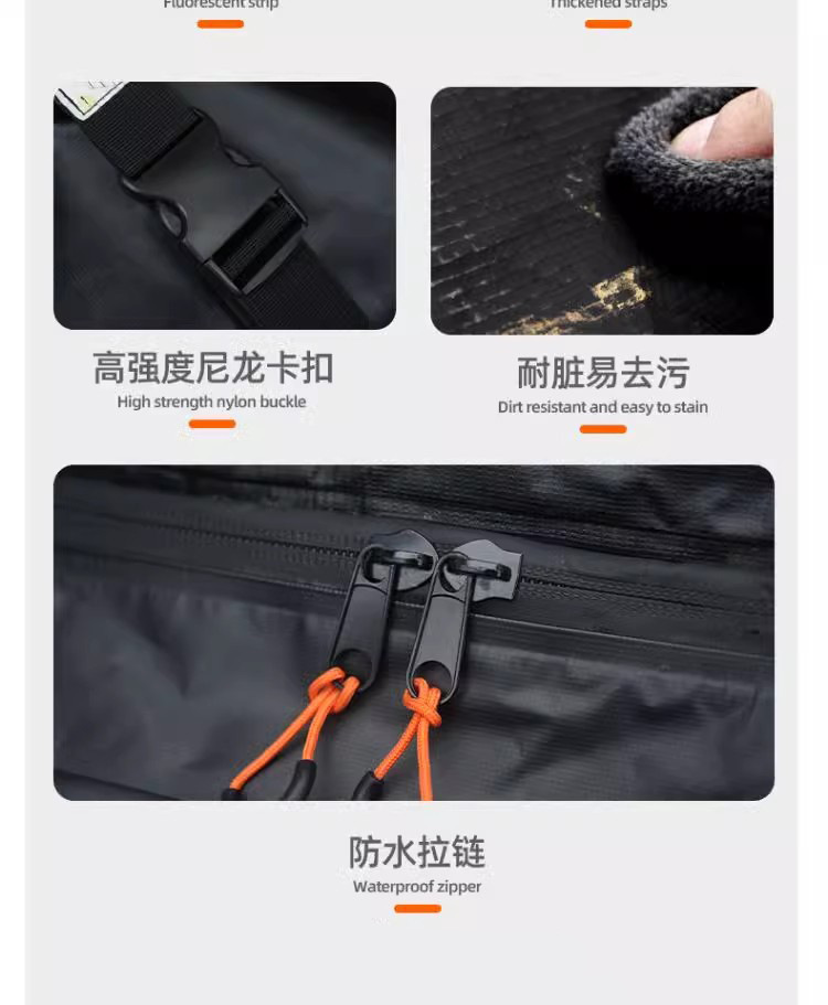Fully Waterproof Roof Bag Luggage Bag Rainproof Car Roof Rack Storage Bag Off-Road Vehicle Roof Travel Storage Bag