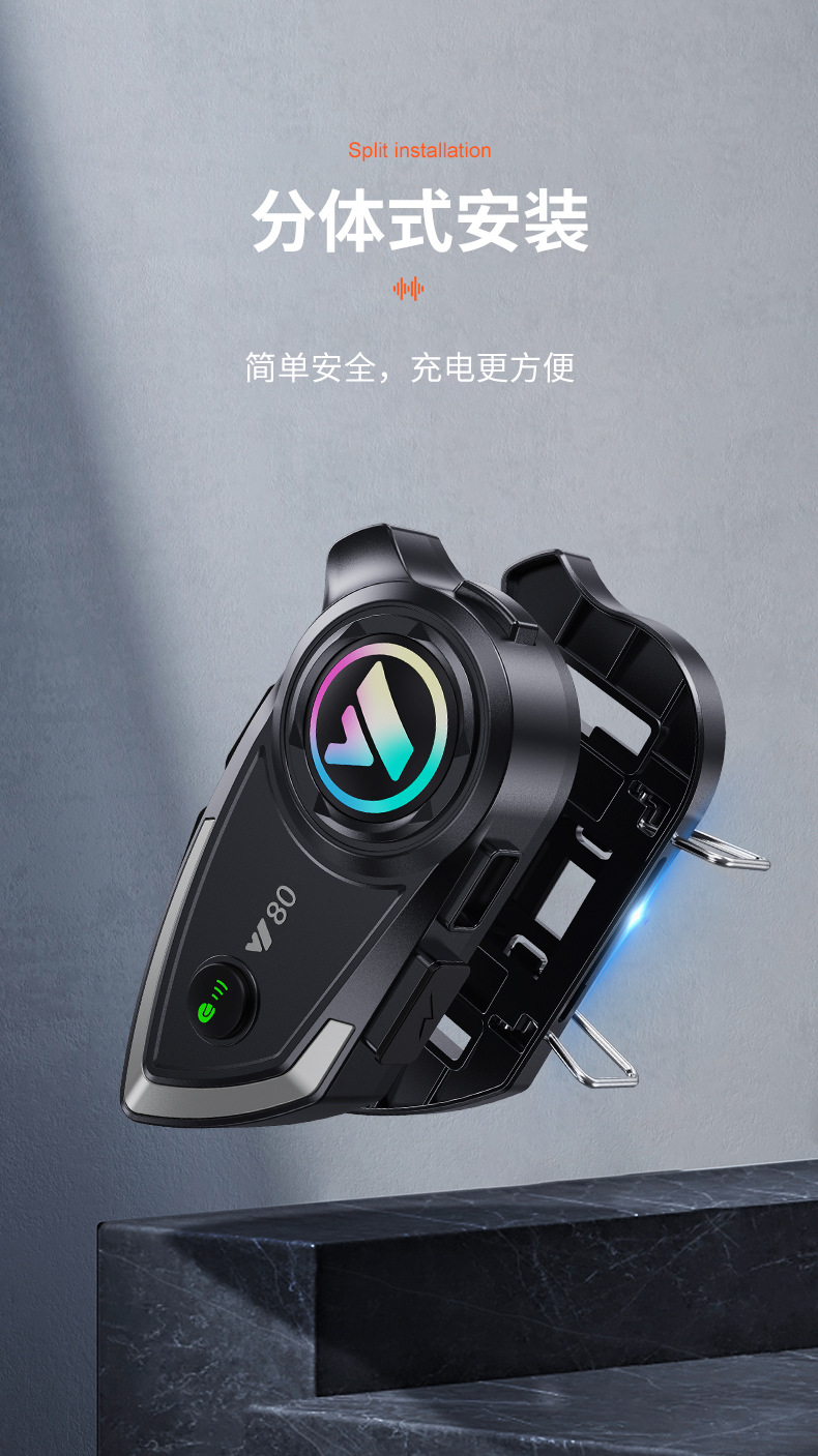 Helmet Bluetooth Headset Motorcycle Half Helmet Takeaway Rider Riding Long Battery Life Intercom Motorcycle Full Helmet Built-In Wholesale