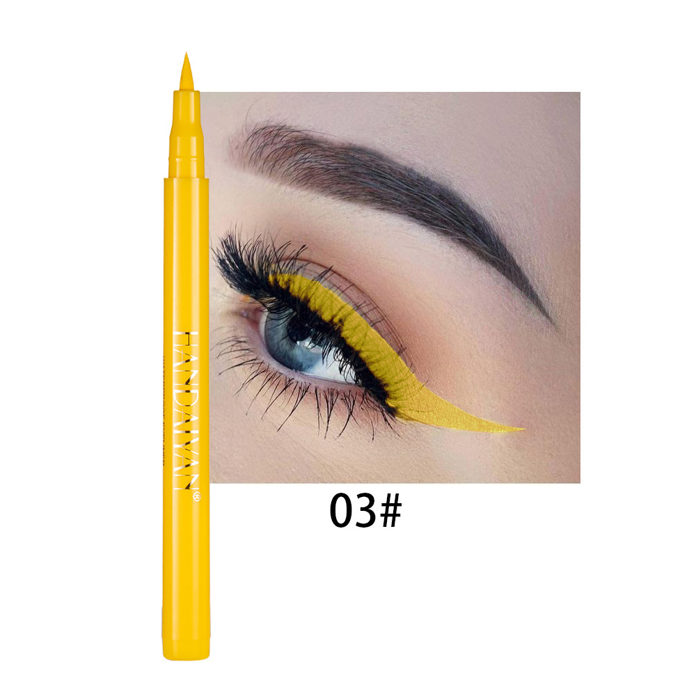 Retro Solid Color Plastic Eyeliner display picture 5