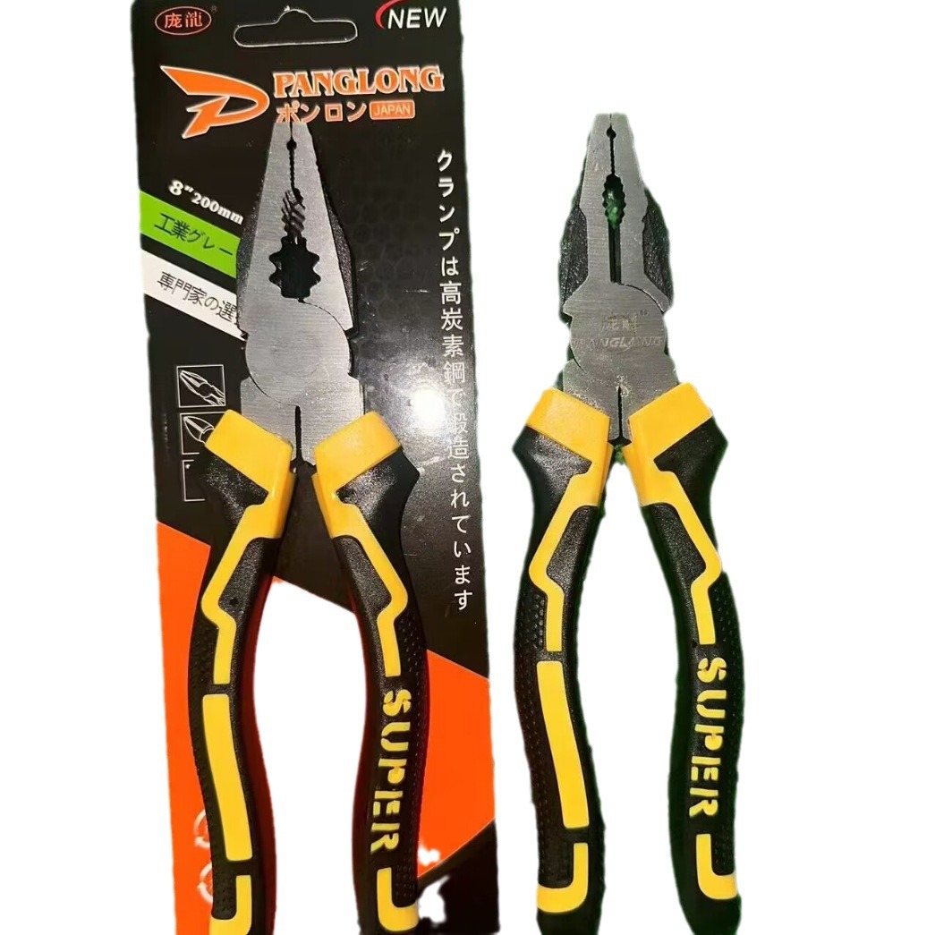 Fabricante nuevo mango curvo alicates de alambre de 8 pulgadas alicates de punta de aguja alicates oblicuos alicates alicates alicates herramientas de hardware