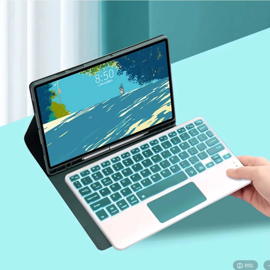 Подходит для iPad 11 2025, подсвечиваемая сенсорная клавиатура Wonderful Touch, Bluetooth-клавиатура, защитный чехол для iPad Air11, чехол 10.2