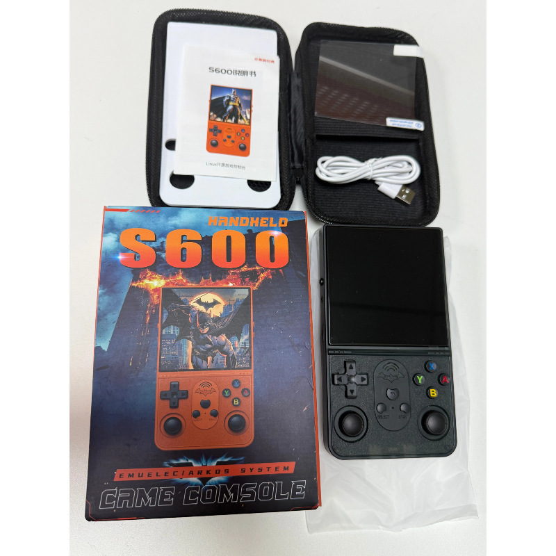 新しい S600 携帯ゲーム機 PSP グラディエーター 4K HD 4.0inch IPS スクリーンオープンソースゲーム機ハンドヘルド|undefined
