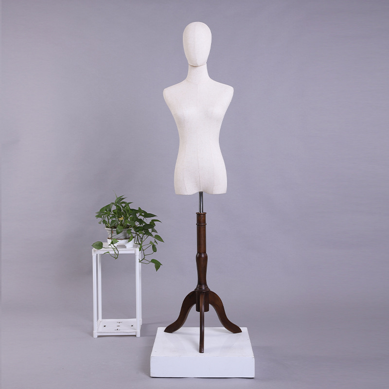 Estilo coreano tienda de ropa modelo apoyos ventana femenina soporte de exhibición mesa de maniquí modelo de ropa de mujer estante antiguo modelo de vestido de boda