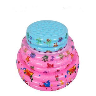 Manufacturer Wholesale Rainbow Inflatable Pool Round Children's Home Play Water Bath Pool Swimming Pool Inflatable Ball Wave Pool