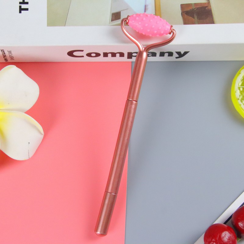 Pluma de gel de masaje de descompresión creativa pluma de modelado de diversión pluma de gel de galvanoplastia de color sólido pluma de agua de papelería de estudiante al por mayor