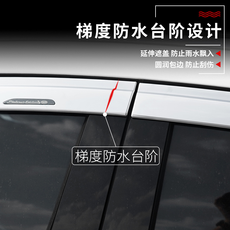 Txinrui es adecuado para Geely Xingyue L Car Sunwatching Xingyue fy11s modificación de la ventana del automóvil accesorios de protector de lluvia de cejas de lluvia
