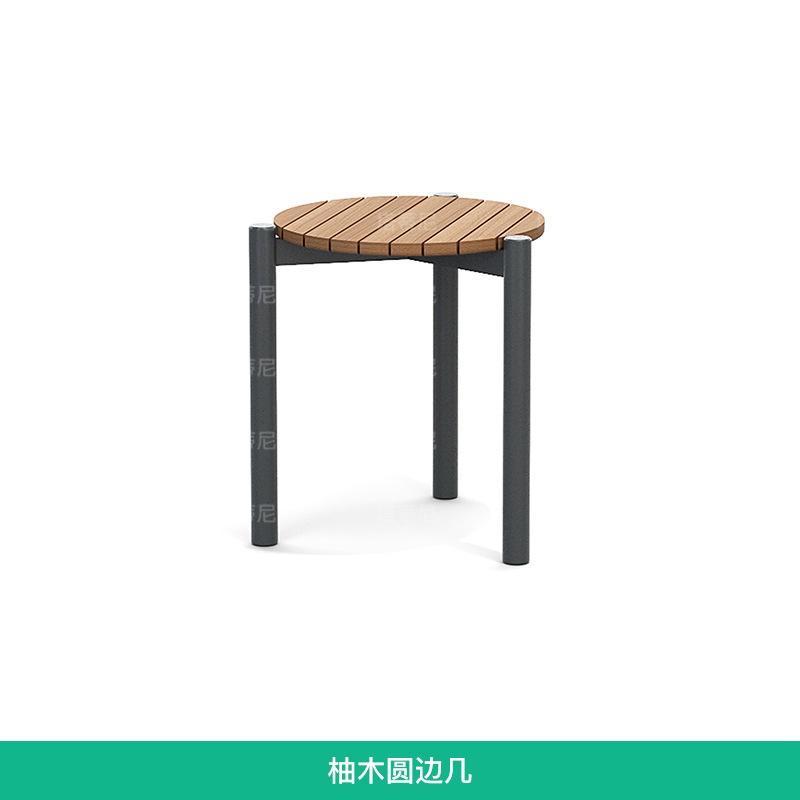 Sofá de ratán para exteriores, para balcón, sala de estar, terraza, impermeable, con protección solar, silla de descanso para jardín, patio, conjunto combinado de teca anticorrosión