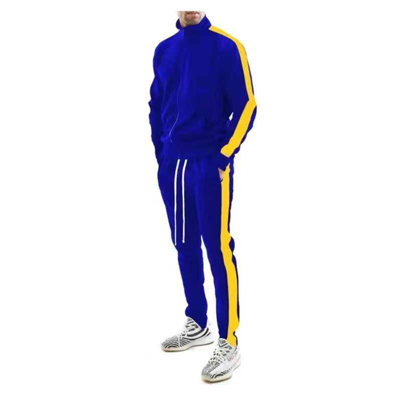 Men's Solid Color Pants Sets Hoodie Men's Clothing display picture 4
