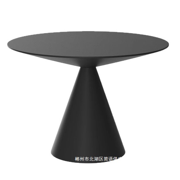 Fábrica directa de fábrica de crema de hierro forjado mesa de té sala de estar pequeña combinación de mesa de té simple mesa de té redonda image 5