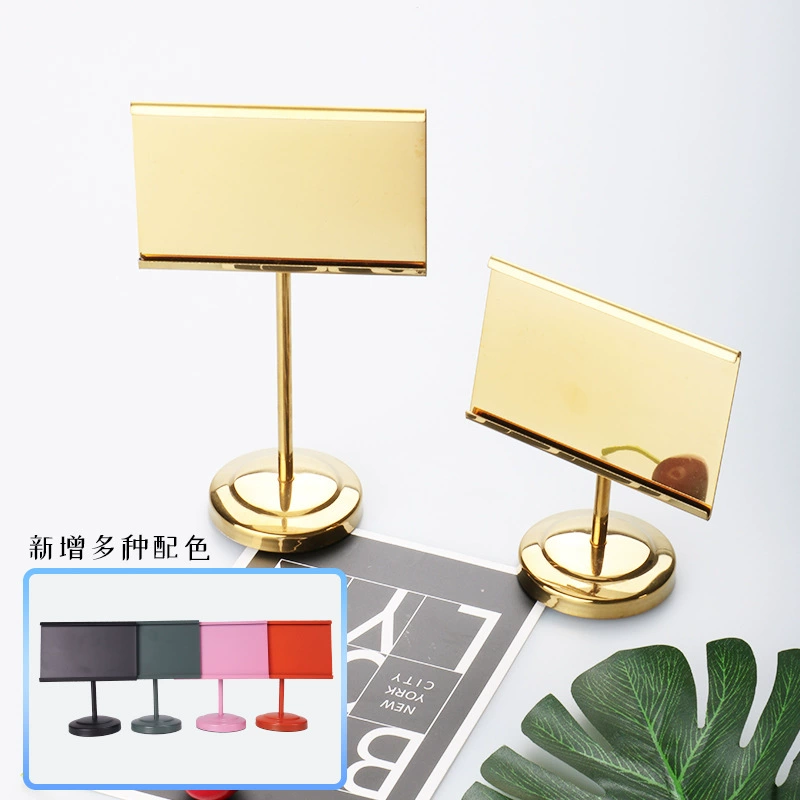 В запасе держатель плиты нержавеющей стали, держатель плиты, держатель места, держатель номера ресторана, держатель визитной карточки, банкетный стол, держатель плиты