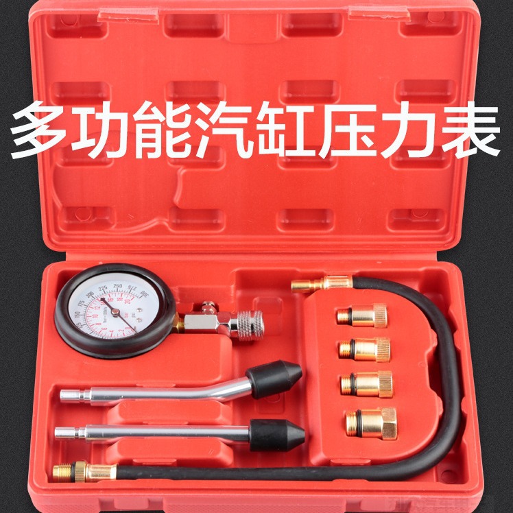 Manómetro de presión de cilindro rápido al por mayor, herramienta multifuncional para medir gases en cilindros, manómetro de presión de aire para inspección y mantenimiento automotriz.