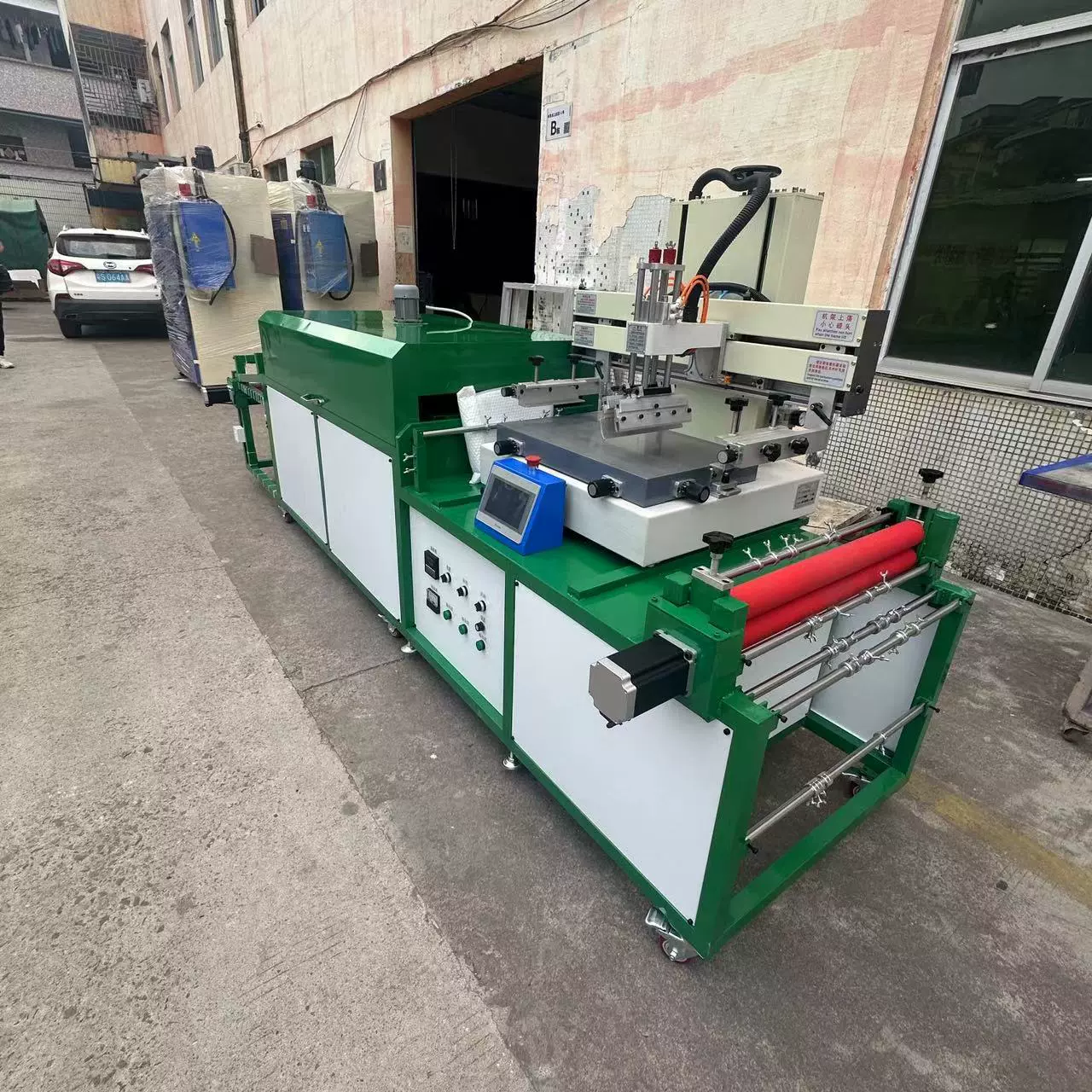 丝印机 织带丝印机 卷对卷丝印机带烘干 拉链丝印机 丝网印刷机