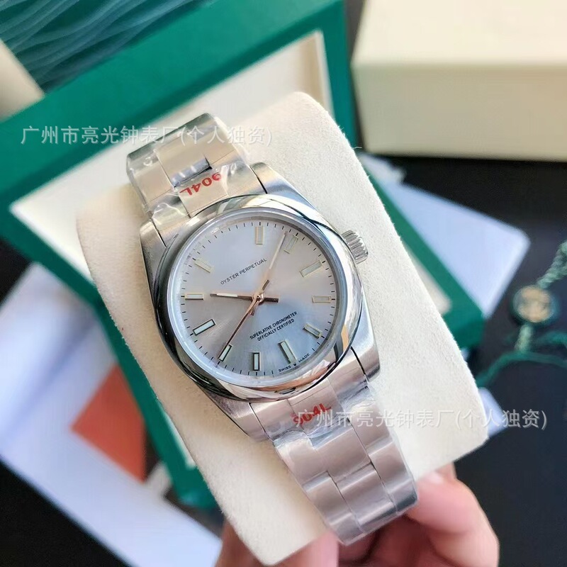 Oyster Watch Men's and Women's Constant Motion Steel Belt Log Automatic Mechanical Watch 313641 Mm Candy Color Matching Lovers Table Tide Batch Oyster Watch Men's and Women's Constant Motion Steel Belt Log Automatic Mechanical Watch 313641 Mm Candy Color Matching Lovers Table Tide Batch