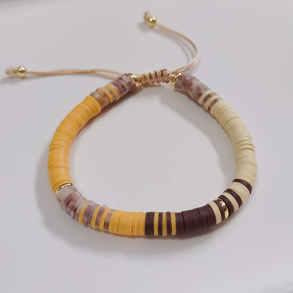 Geometric Pattern Women'S Gender Ethnic Style Geometric Soft Clay Wholesale Bracelets