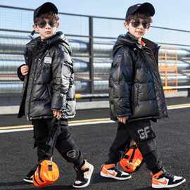 儿童羽绒服冬装免洗男童2025款男孩洋气冬季中大童鸭绒外套加厚潮