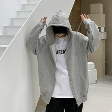 开衫连帽卫衣男春秋季韩版潮流ins宽松休闲情侣秋冬运动上衣外套