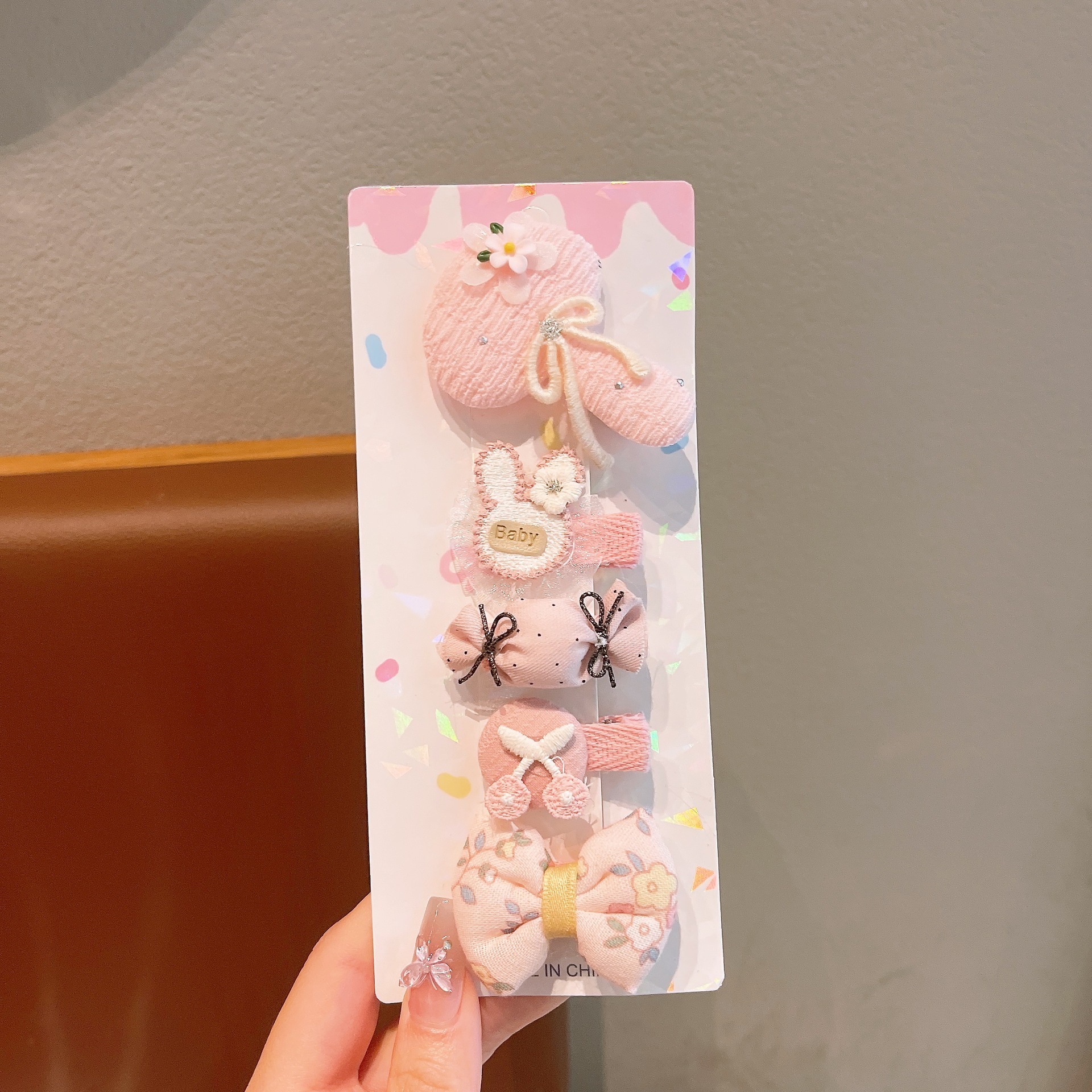 Niños clip de cabello niñas arco flor clip de cabello niñas clip de frangeo no daña cabello rotos decoración tridimensional para el cabello
