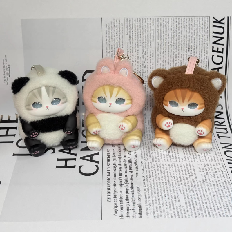 Japanese-Style Cute Shark Cat Versatile Animal Vinyl Plush Pendant Bag Keychain Blind Box Gift Chinese Version Guangzhou Japanese-Style Cute Shark Cat Versatile Animal Vinyl Plush Pendant Bag Keychain Blind Box Gift Chinese Version Guangzhou