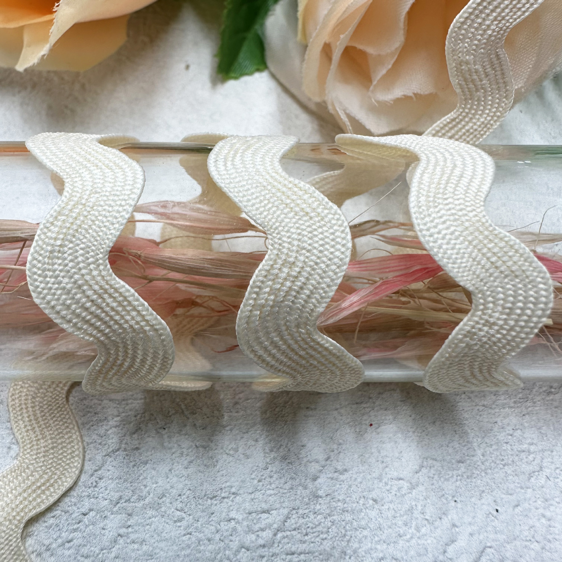 8mm onda sólida en forma de S curva banda de encaje cortina sombrero ropa infantil joyas de boda accesorios de ropa