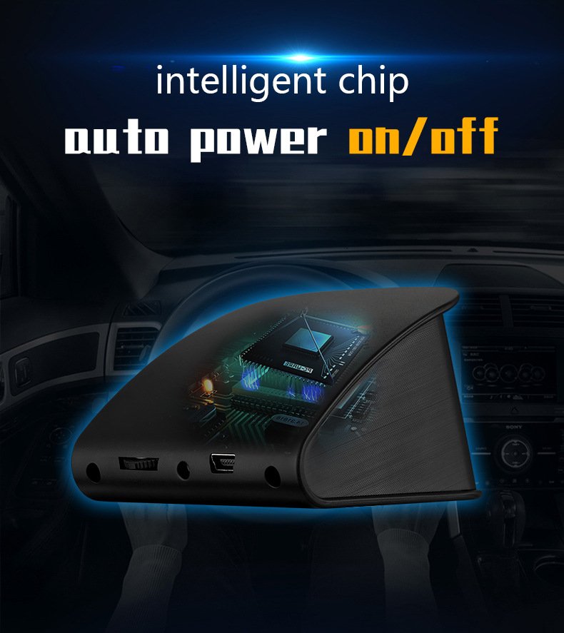 HUD Head-Up Display P10 Car LCD Speedometer Turbo Pressure OBD2 Multifunctional HUD Instrument