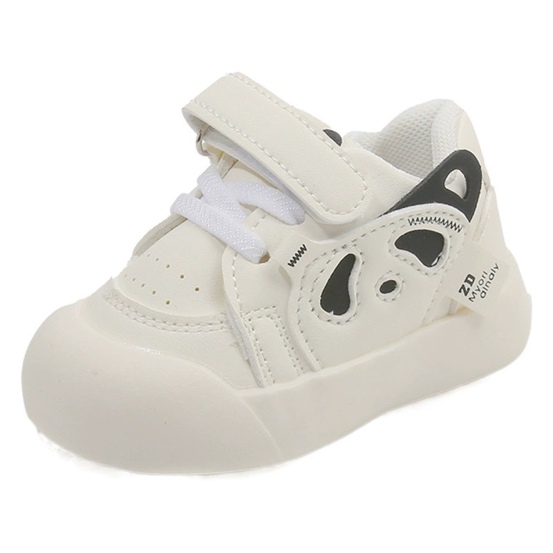 Осенняя детская обувь для малышей с мягкой подошвой, нескользящая Белая обувь для мальчиков, обувь для досок, дышащие кроссовки для девочек, однослойная обувь