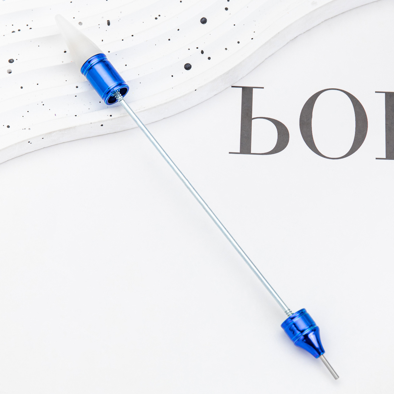 Herramientas de manicuras de doble punta puntero con cabeza de cera puntero de succión puntero herramienta de perforación de pegatinas de flores puntero de manicuras de doble cable de tracción puntero