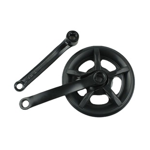 Cone crank folding bicycle steel alloy wheel 32T tooth double guard variable speed car tooth plate 152mm crank