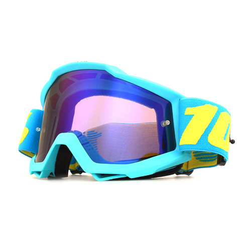 New 100 Cycling Goggles Outdoor Sports Downhill Mountain Bike Large Lens Windproof Sunshade Goggles