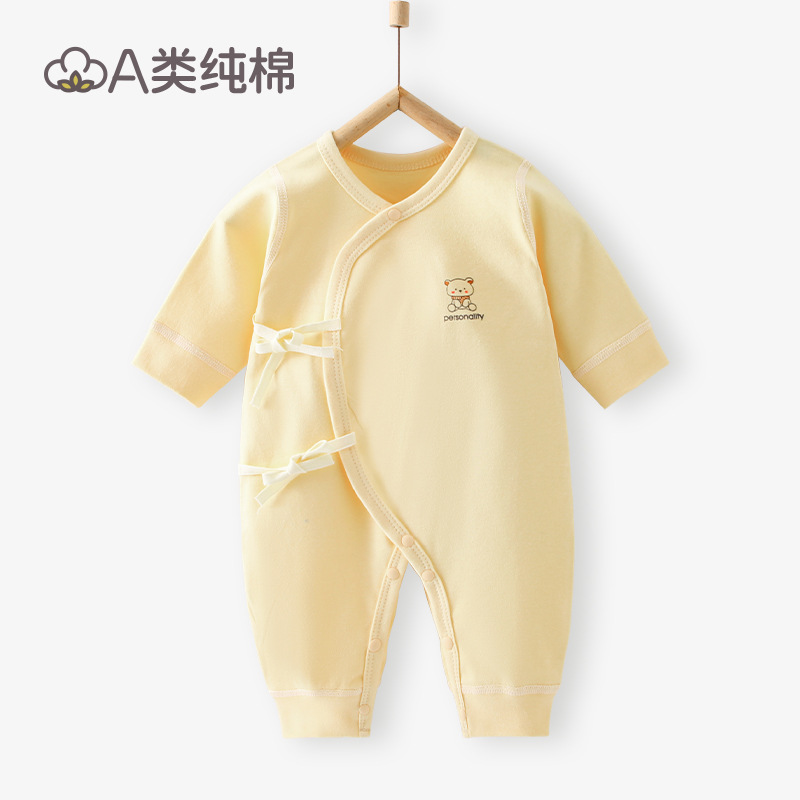 Ropa de bebé de algodón de clase A Ropa de bebé Anyang Ropa para niños Traje de rastreo Meneses pequeños Traje de otoño para bebés y niños pequeños Traje de una pieza