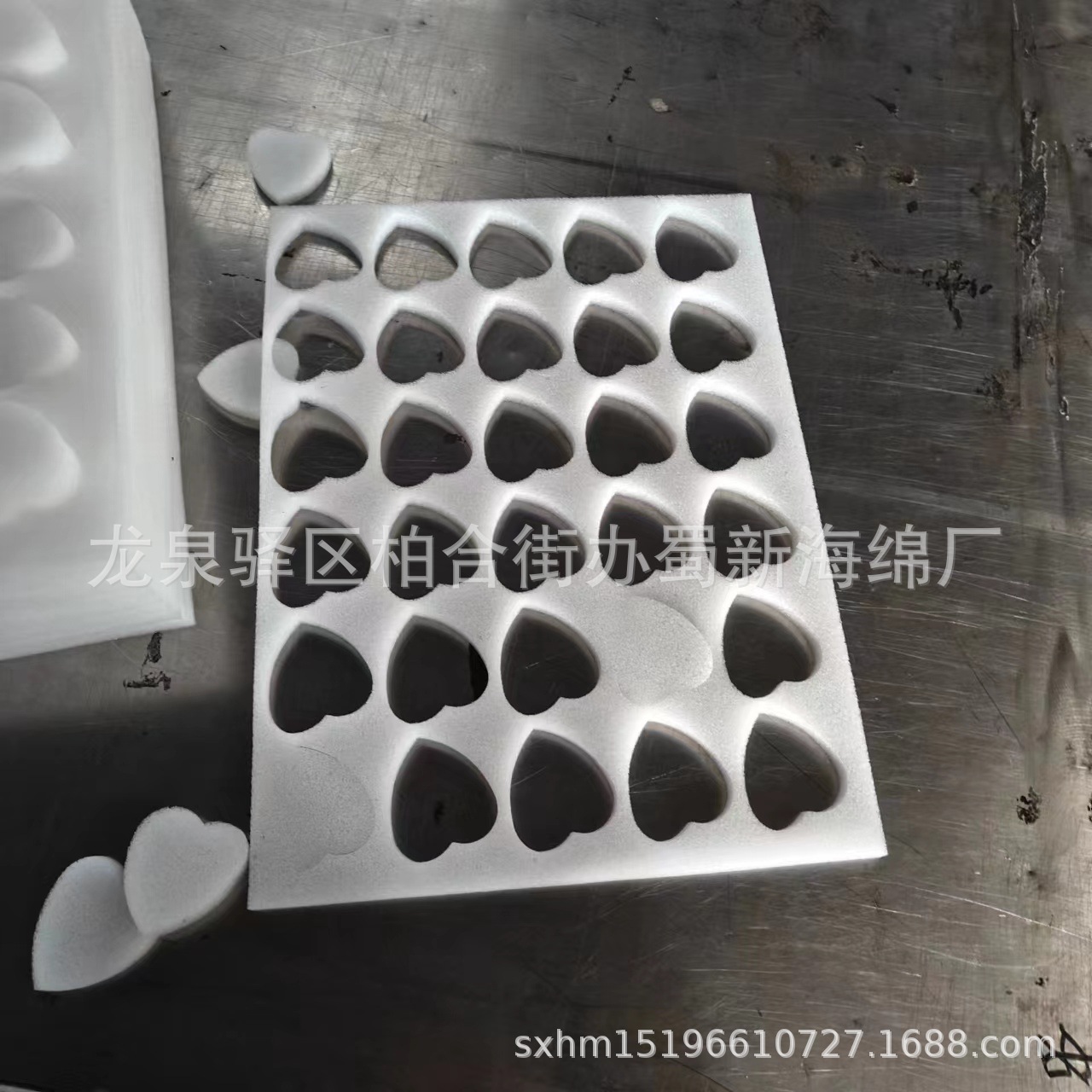 厂家供应草莓包装海绵/心型草莓海绵/礼盒草莓包装/66枚77枚海绵