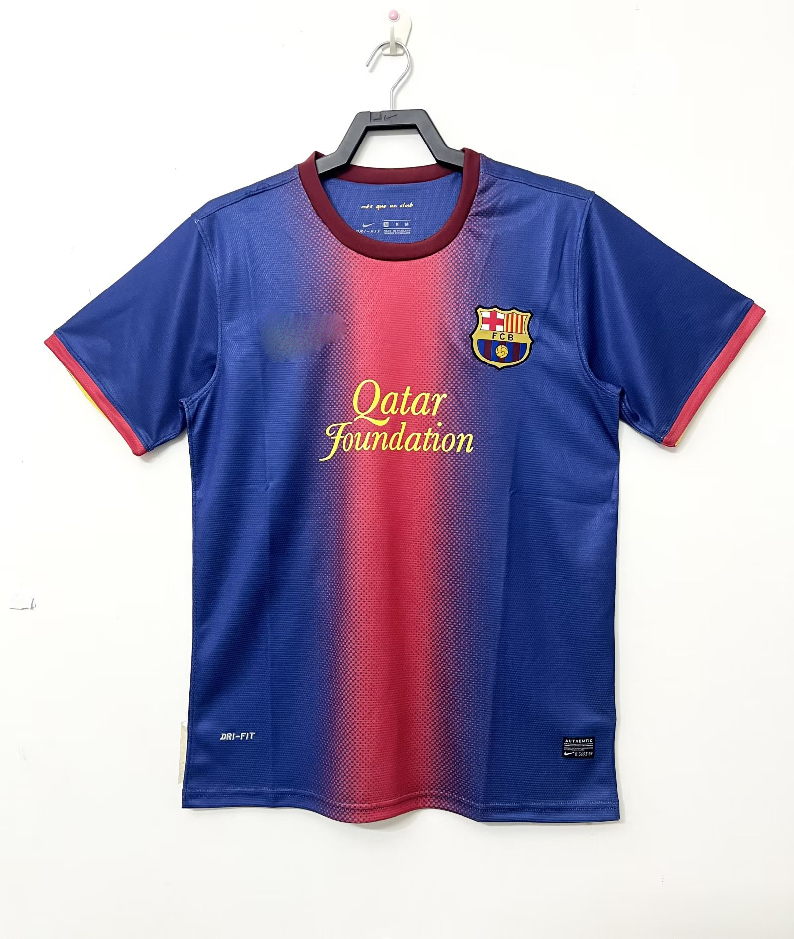 Uniforme de Fútbol Local del Barcelona Temporada 88-8912-13, Camisetas Local y Visitante 0506, Equipación de Entrenamiento Retro de Secado Rápido