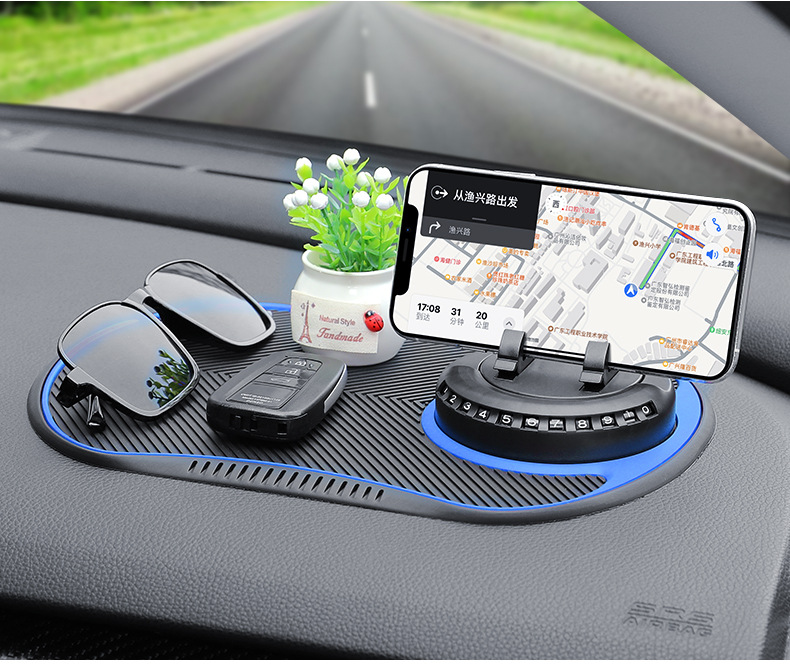 Autor auto supplies instrument panel mobile phone bracket anti-slip pad car parking plate anti-slip pad manufacturers on behalf