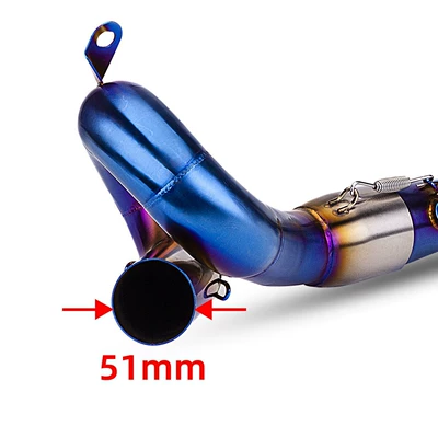 Exhaust pipe – straight up