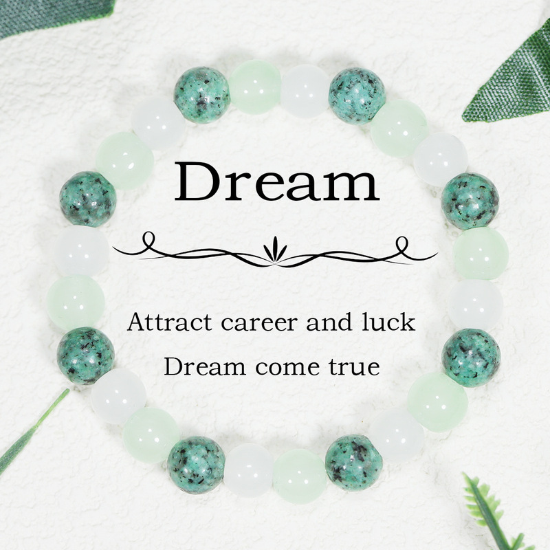 Xiyin New Arrival Handmade Natural Stone Bracelet Gravel Map Stone Power and Protection Beaded Women's Bracelet