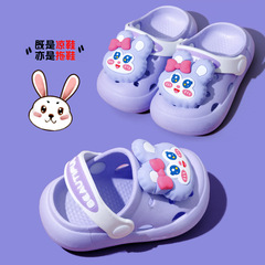 工廠直銷兒童洞洞鞋夏季新款男童涼拖鞋女童防滑小孩寶寶拖鞋批發