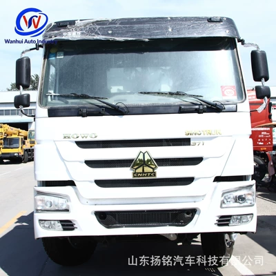 Howo 6×4 White Refurbished Dump Truck, Almost New, Overseas Version, Engineering Transport Dump Truck