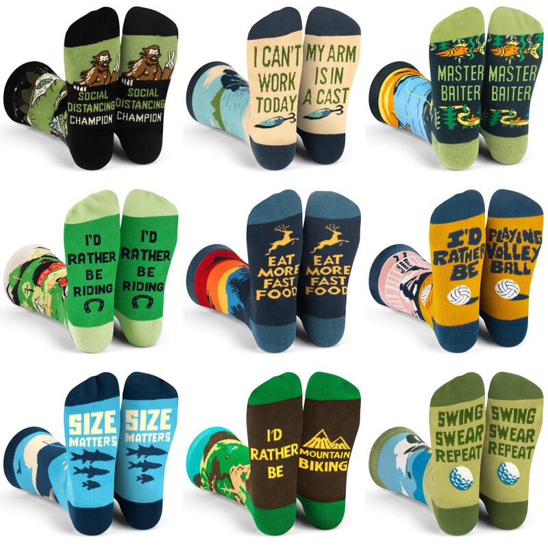 2023 Amazon Cross-Border New Ins Letter Trendy Socks Couple Fun Cotton Socks Street Skateboard Mid-Tube Socks