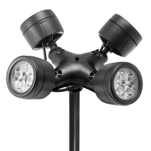 Cross-border direct selling ground plug-in spotlights outdoor waterproof high brightness RGB courtyard floodlights Bluetooth connection lawn landscape lights