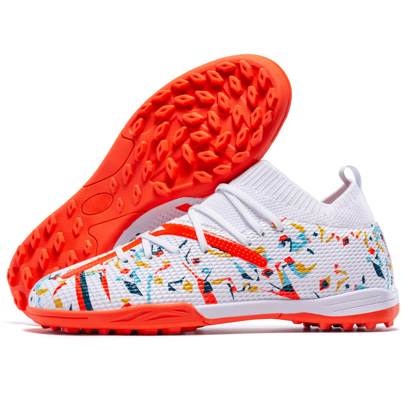 Zapatos de fútbol de alto nivel para hombres y mujeres, zapatos de entrenamiento de césped antideslizante para adultos, zapatos de entrenamiento de césped transfronterizos