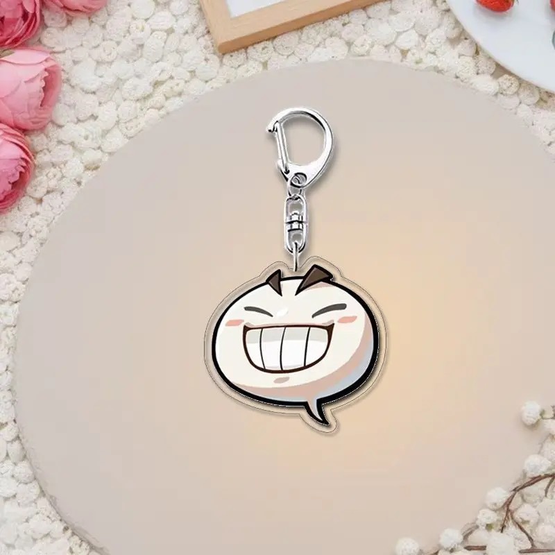 ナルト頭を撫でる絵文字パッケージアクリルキーホルダーモバイルゲーム周辺機器スクールバッグペンダントかわいい友人へのギフトジュエリー|undefined