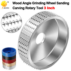 Woodworking Sanding Discs, Flat & Round Shapes, Shaping & Polishing Wheels for Wood, Tea Trays, Root Carving Tools, and Angle Grinder Polishing Disks