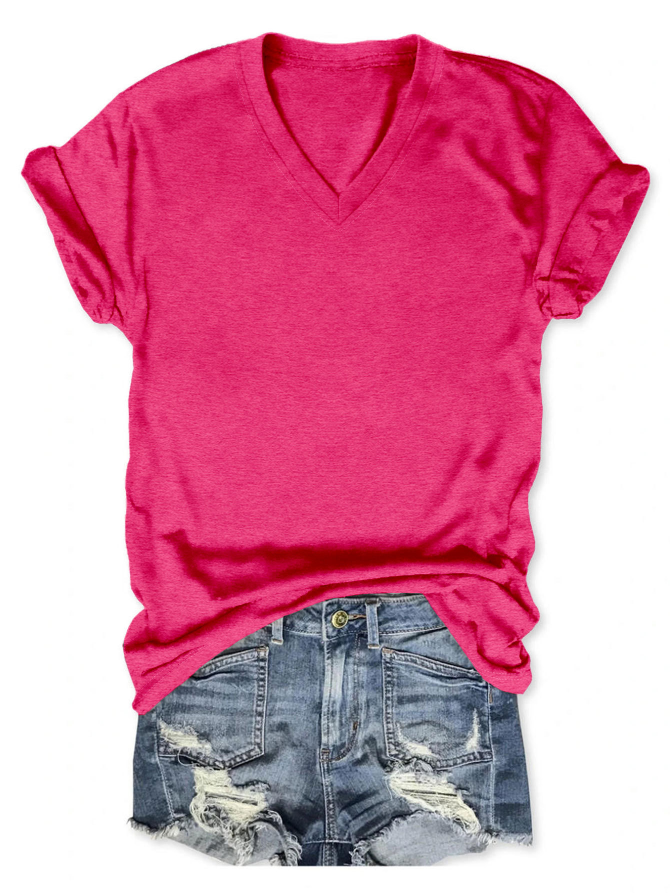 159g Weight Short Sleeve Sleeve Length Regular Sleeve Sleeve Type CVC Pull Frame, Cotton, Polyester Fabric Type Mid-Length (65cm <Length ≤ 80cm) Top Length T-shirt, Pullovers Tops Type Casual, Office, Daily Occasion Round Neck Neckline Printing Function Loose Fit Type Geometric Pattern Summer Season Women's Gender European and American Style, Streetwear Style Wholesale Women's CVC Pull Frame Cotton Polyester European And American Style Streetwear Geometric Short Sleeve T-Shirts 13