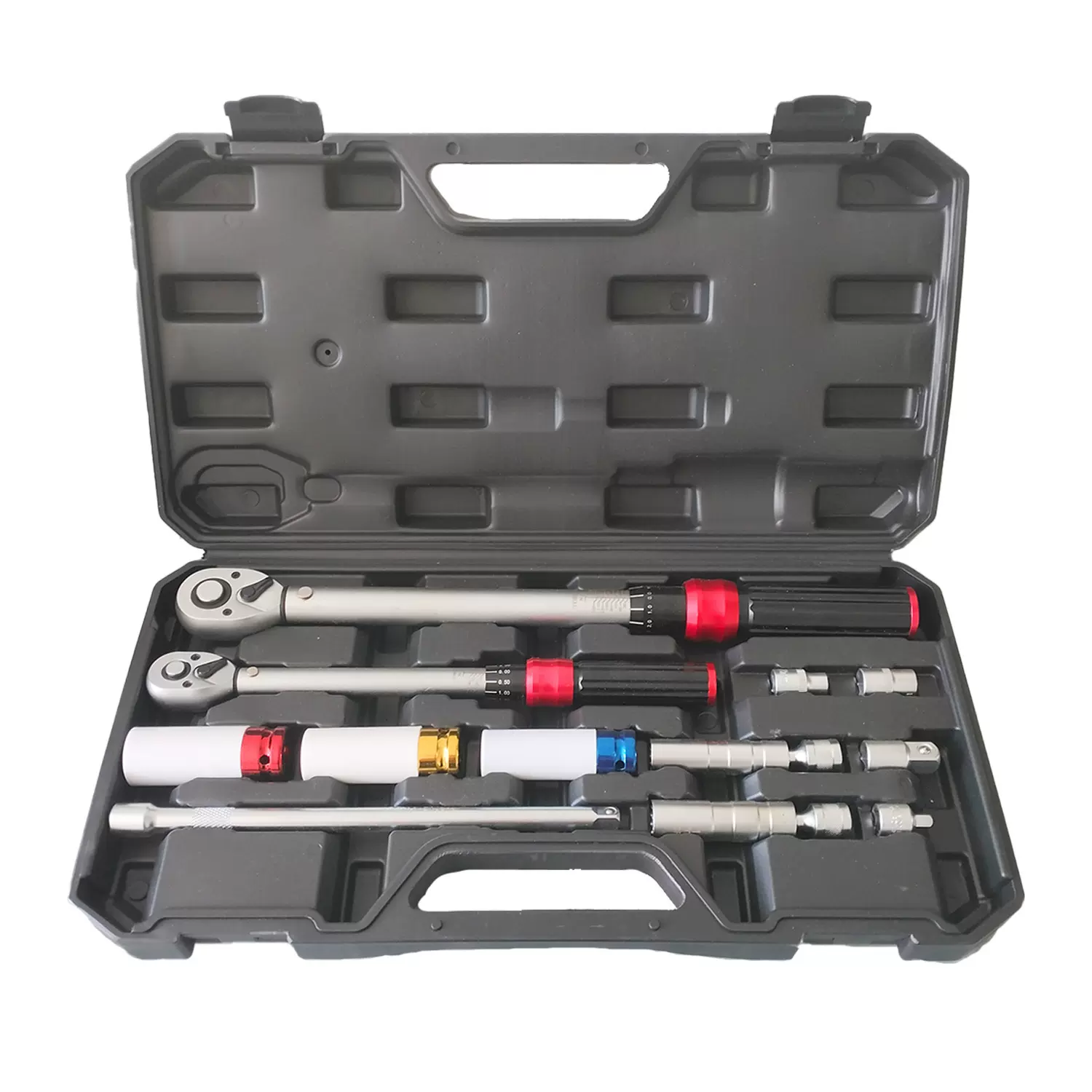 12件套颜色任选可调式高精度扭矩预制式扭力扳手套装